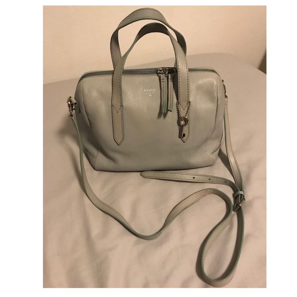 Fossil Sydney Satchel (original) - Light Blue